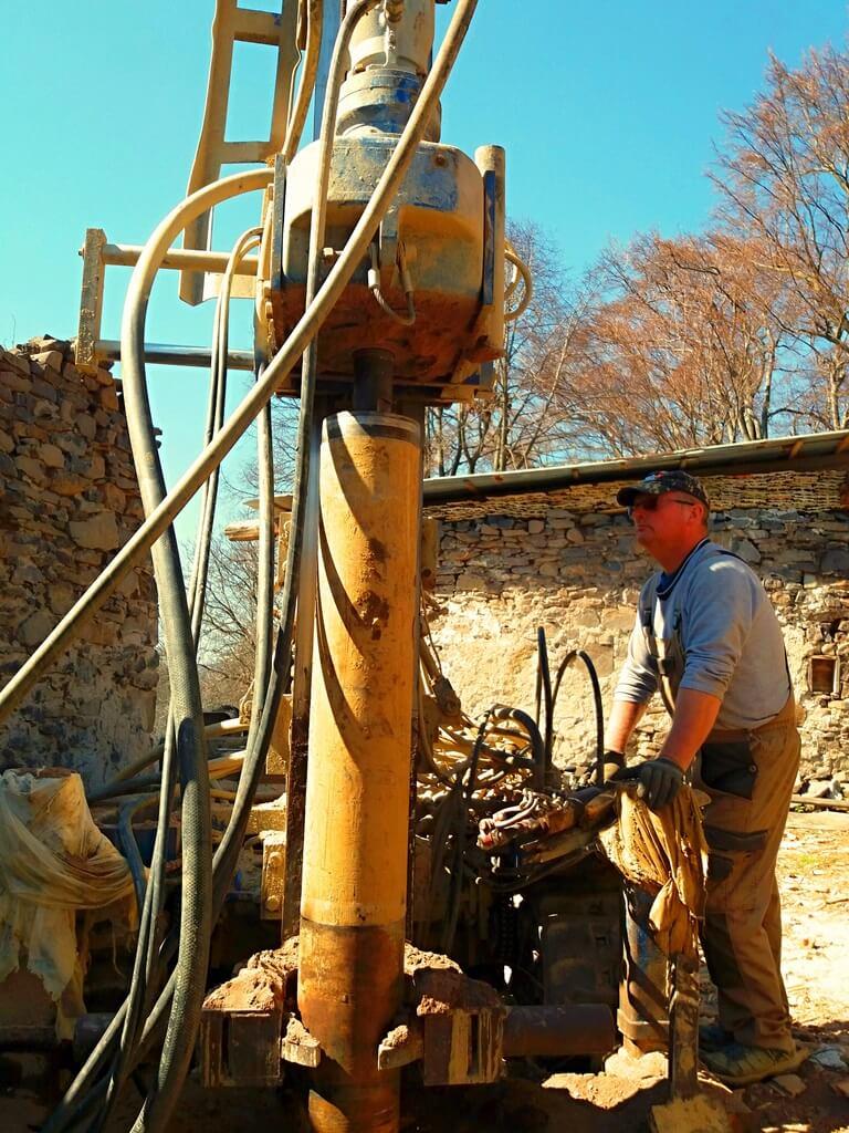 Vŕtanie studní - realizácia 2