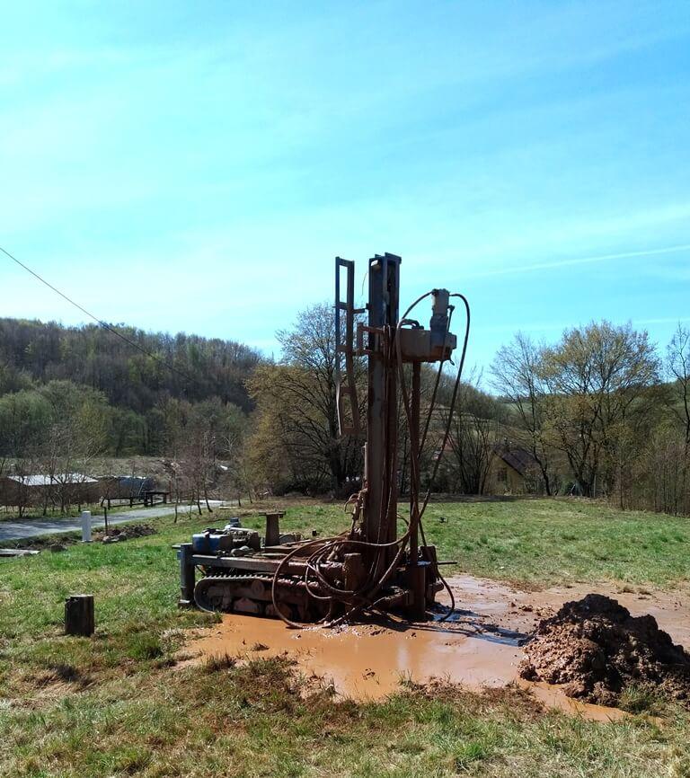 Vŕtanie studní - realizácia 7
